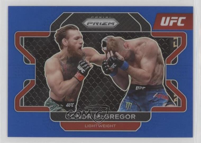 2022 Panini Prizm UFC Blue Prizm 99/199 Conor McGregor #39 3hd