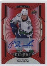 2020-21 Upper Deck Allure Rookie SP Red Rainbow Auto Olli Juolevi #126 Auto r9d