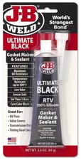 Ultimate Black RTV Silicone Gasket Maker Sealant 3 oz for Strong Seals