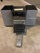 Panasonic SA-PM18 Mini Stereo 5 CD Changer Radio System w/Remote