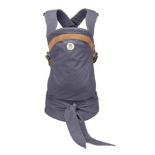 LILLE Baby Carrier Gray/Blue With Brown Accent