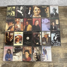 Lot of 23 Vintage Country Cassette Tapes 1990's - Titles in Description -VG