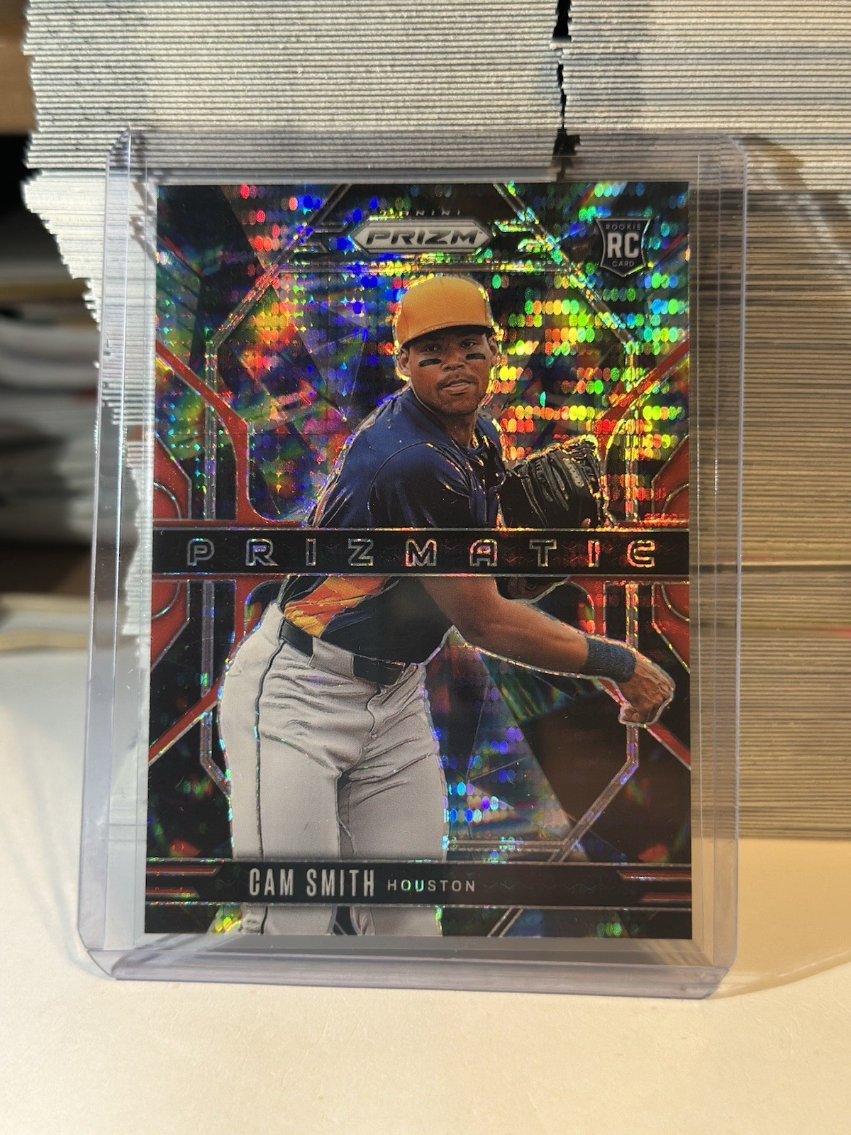CAM SMITH /399🔥2025 Prizm Prizmatic Orange Pulsar 🔥Color Match -Astros (RC)