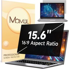 15.6 Inch Laptop Privacy Screen Filter, Eye Protection Anti Glare  Blue Light F