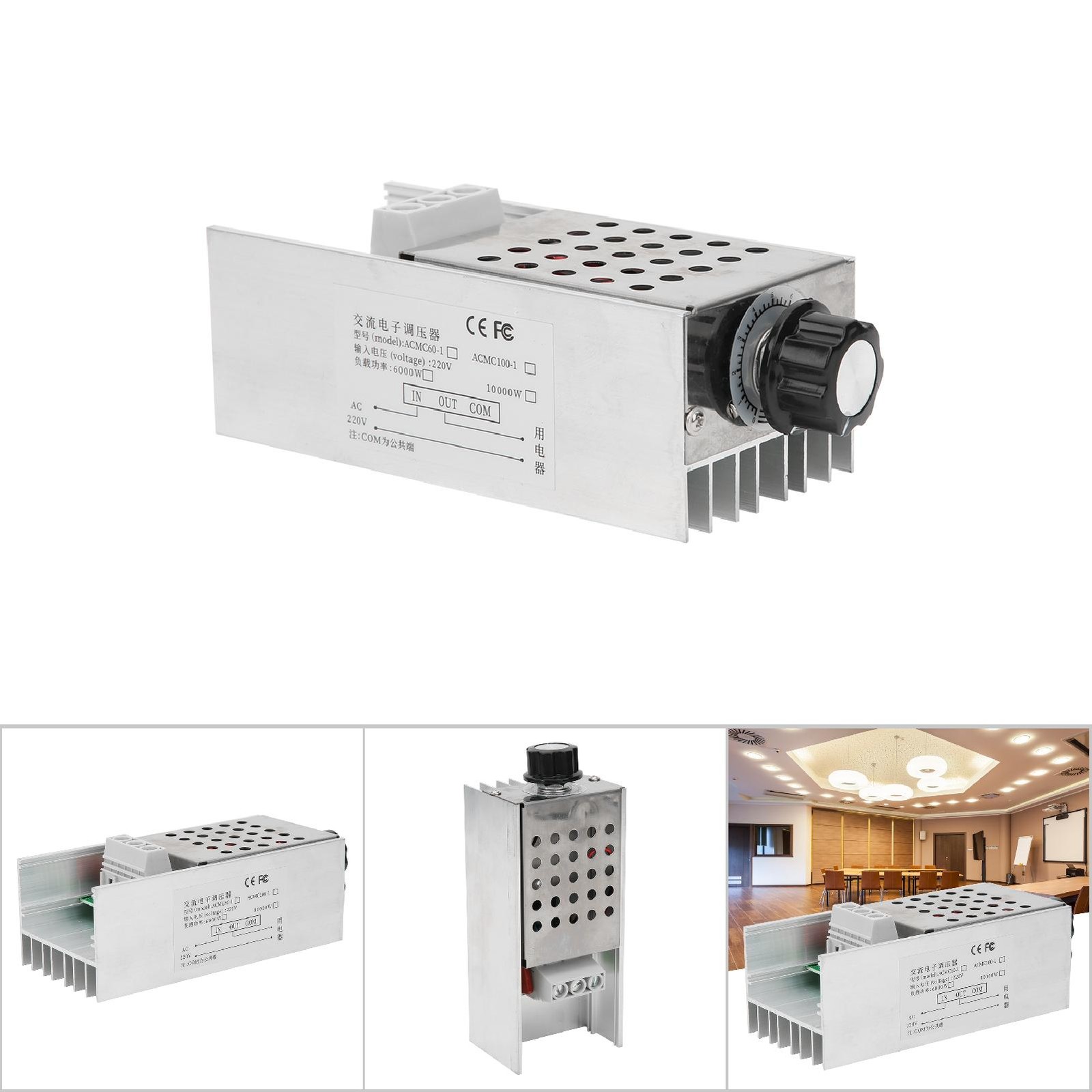 10000W Ultra High Power SCR Voltage Regulator Speed Controller Dimmer Ther KRI✈️