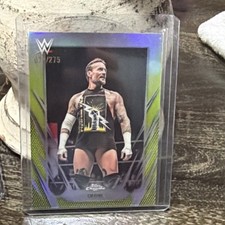 2026 Wwe Topps Chrome Yellow Refractor CM Punk /275