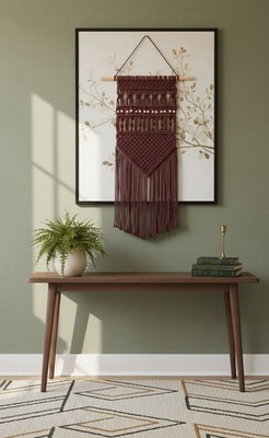 Macrame Wall Hanging - Handcrafted Bohemian Decor
