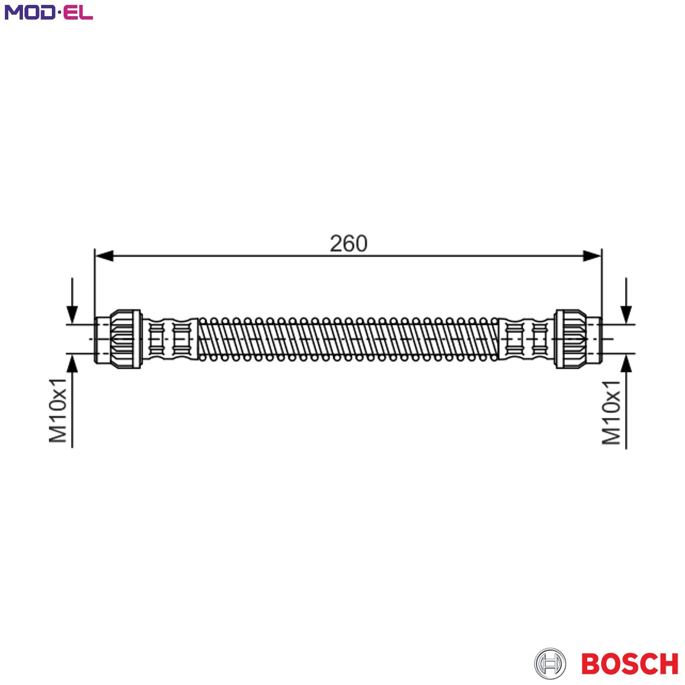 BRAKE HOSE 1 987 476 869 FOR CITROEN C5/Van/II/Break 4HR /4HP /4HT /4HX 2.2L