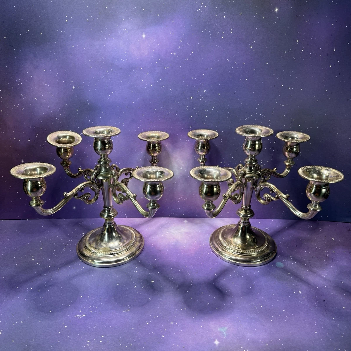 Fisher Sterling Silver In Antique Us Sterling Silver Candlesticks