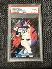 Shohei Ohtani /10 Black Refractor SSP Rare 2025 Topps Finest PSA 10