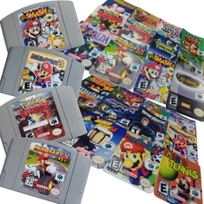 Vinyl N64 Cartridge Replacement Labels/Stickers Front & Back