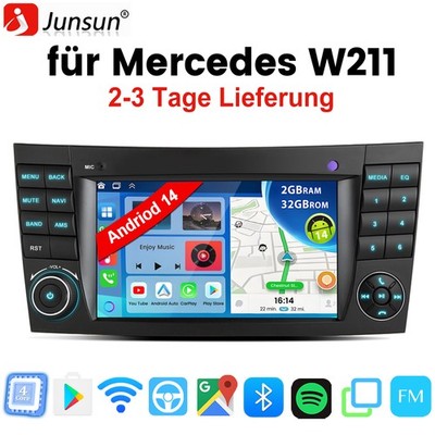 Für Mercedes Benz E-Class W211 W219 Autoradio GPS Navi WIFI BT CarPlay Andriod14