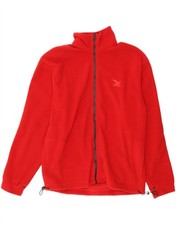 SALEWA Mens Polarlite Fleece Jacket UK 38 Medium Red Polyester BS20