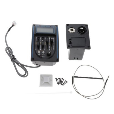 1pc Akustikgitarre Pickup Equalizer EQ Piezo Pickup Active Complete Kit