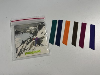 Patagonia Vintage Zipper Pull Ties New Old Stock NOS Made in USA