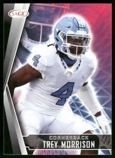 Trey Morrison 2022 SAGE North Carolina Tar Heels #57 Near Mint or Better