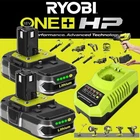 2PACK 2.0Ah For RYOBI 18V Battery /Charger One Plus High Capacity P109 Lithium