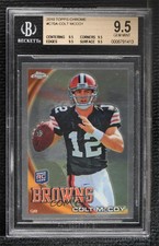 2010 Topps Chrome Colt McCoy #C70 BGS 9.5 GEM MINT 3c4