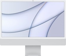 Apple iMac 2021 24" 4.5K Display M1 7-Core GPU 8GB RAM 256GB SSD - Silver