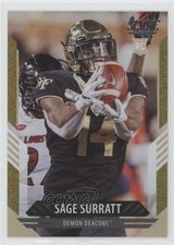 2021 Score Rookies Dots Gold 74/225 Sage Surratt #331 0ie5