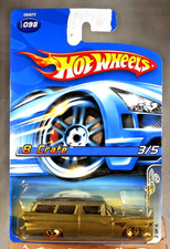 2005 Hot Wheels #98 Red Lines Series 3/5 8 CRATE Gray w/RL Chrome 5 Spoke Wheels