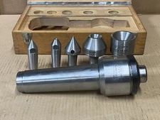 RALMIKE’S Live Center Set  #6MT Morse Taper Lathe Tool Bruckner Multi Tip Set