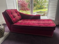  70’s vintage Chaise Longue , Stunning in Velvet