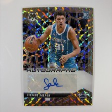 TIDJANE SALAUN 2024-25 Mosaic Rookie Auto #RAM-TID Bronze Prizm /75 Hornets