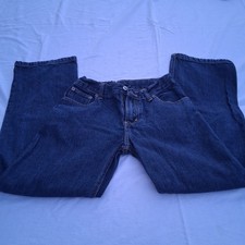 Faded Glory Boys Medium Wash Straight Leg Jeans, Size 12 Reg