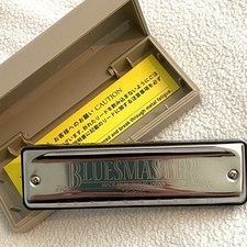 Bluesmaster 10 Hole Diatonic C Harmonica M Suzuki Japan Excellent