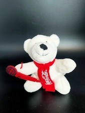 Original Coca Cola Eisb&auml;r Polarb&auml;r ca. 10 cm Pl&uuml;schb&auml;r B&auml;r Mikrofon rar