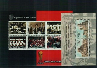 San Marino Briefmarken 1 Steckkarte postfrisch