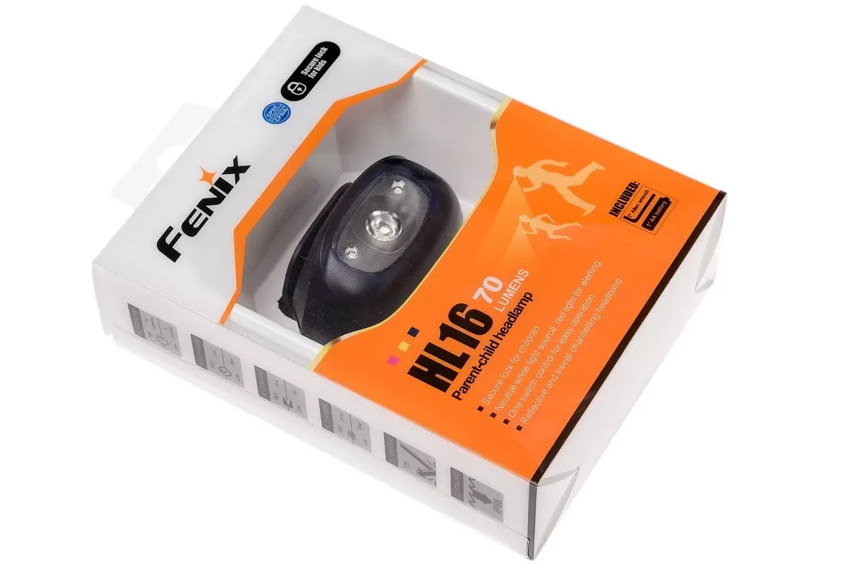 FENIX HL16 Lampe Frontale Légère Idéale pour le Camping en Famille et le Bricolage