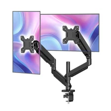 Dual Monitor Stand for 17-32 inch Computer Screens, Adjustable Monitor Arms f...