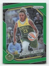 2025 Panini Prizm WNBA #37 Jordan Horston Green Prizms
