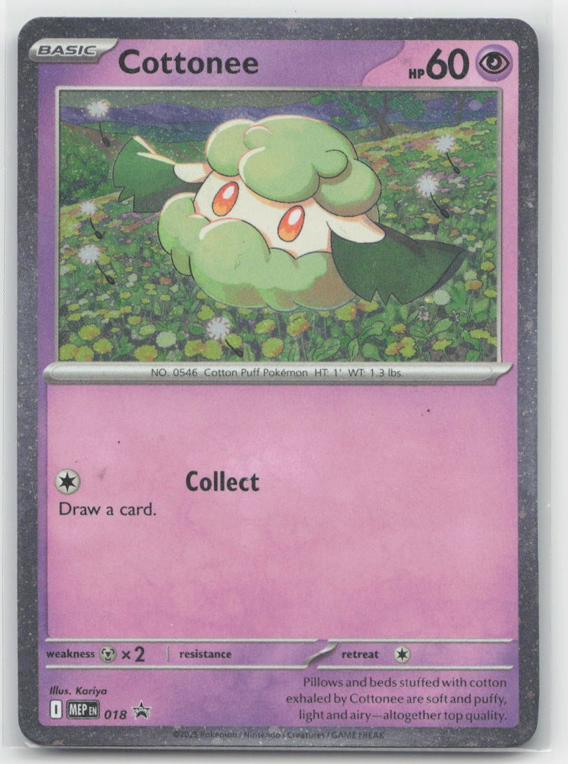Cottonee (Cosmos Holo) Holo ME: Mega Evolution Promo 018 NM