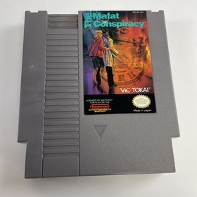 THE MAFAT CONSPIRACY Nintendo NES Game with Instruction Manual And Sleeve