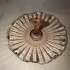 Vintage Pink Depression glass- Fluted Edge Tidbit Tray