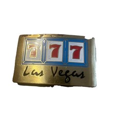 Las Vegas 777 Belt Buckle