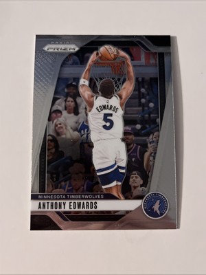 Anthony Edwards 2024 Panini Prizm Image Variation Parallel 100 Twolves E747