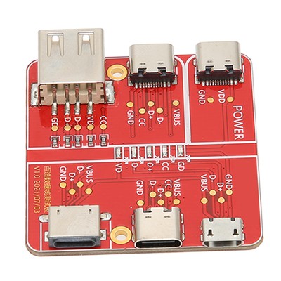 Charging Test Card 3 In 1 Data Wire Test Fixture Accurate Type C Micro For IO CB