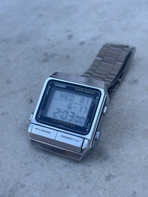 Vintage Casio DB-500 Digital Data Bank Telememo 50 Japan Made Men Watch Mod.262