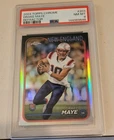 2024 Topps Chrome Drake Maye RC Refractor Rookie #203 Patriots PSA 8
