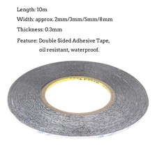 3M 9448A Double Sided Tape Black Adhesive 54-Yards / 50m For Cell Phone Repair