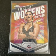 Topps Chrome WWE 2025 Rhea Ripley Women's Division Insert WD-RHE Trading Card