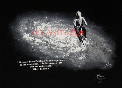EINSTEIN'S BICYCLE-Most Beautiful Thing..Mysterious..Art & Science T shirt S-3XL