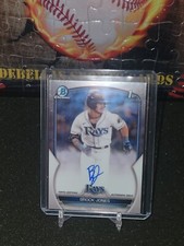 2023 Bowman 1st Chrome Prospect Brock Jones Auto #CPA-BJ Tampa Bay Rays