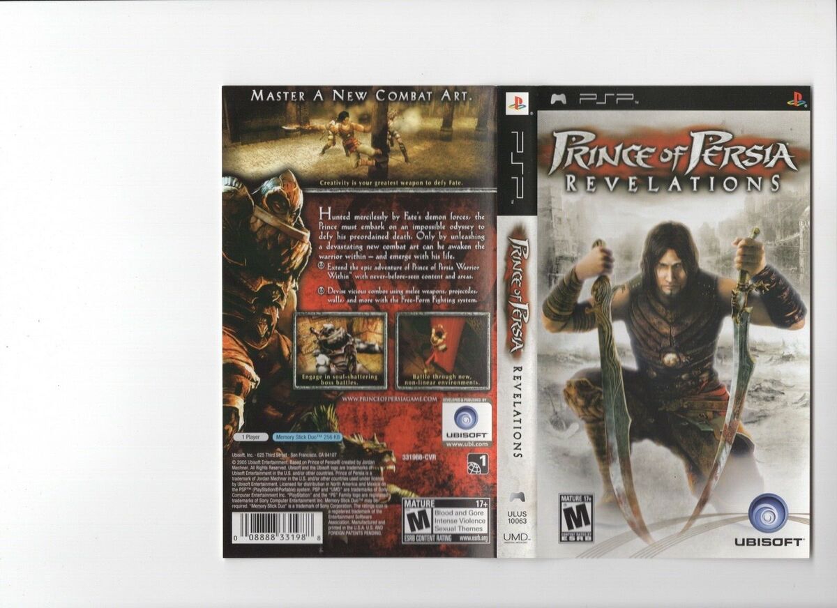 Prince of Persia Revelations PlayStation Portable PSP Game