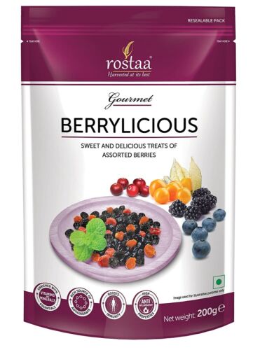 Gourmet Food Premium Mix Berries (Berrylicious) Harvested As Its Best 4 x 200g