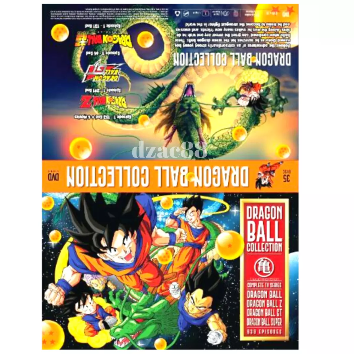 DVD Dragon Ball Collection Complete TV Series 639 Episode English